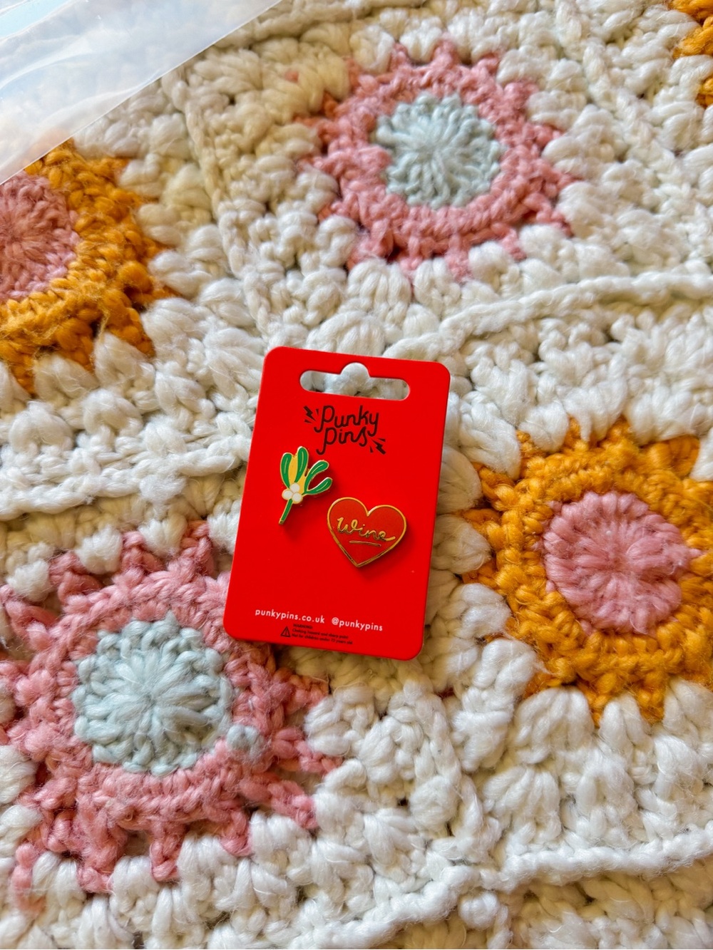 NWOT✨ Punky Pins UK Mistletoe & Wine Heart Enamel Pin Bundle